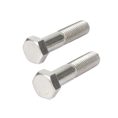 A2-70 bulloni in acciaio inossidabile M6*30 parziale a filo Din931 Bolto esagonale supporto personalizzato