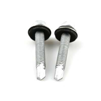 Bi Metal Hex Head Epdm per perforazione per acciaio inossidabile in acciaio al carbonio