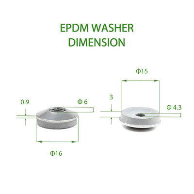 Zinc Acciaio inossidabile Grigio Epdm Anti-slip Rubber Washer Drill Tail Composite Waterproof Gasket