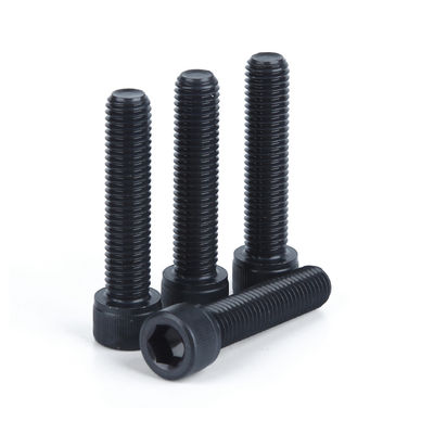 Testa di cappuccio in acciaio in lega nera con presa esessuale Din912 Allen Bolt per camion M2-M6 Grado 12.9