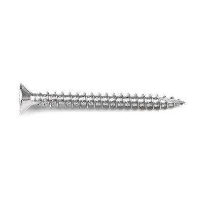 ISO Standard ZINC Finish 60mm Deck Screws per l'installazione di edifici in fibra di cemento