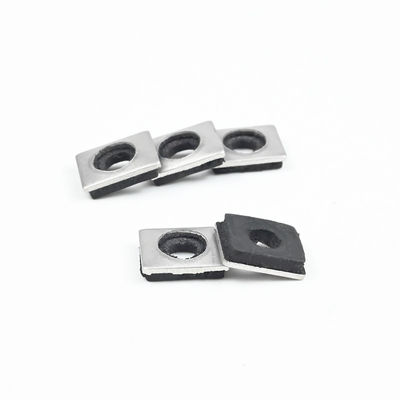 304 Acciaio inossidabile Quadratura Epdm Tetti di gomma nera legata di sigillatura Washer gomma di guarnizione