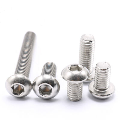 ISO 7380 A2 70 Acciaio inossidabile Allen bullone M6 M8 M10 Sus304 Bolto Testa bottone Sottocorrente