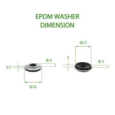 100% QC Test Black EPDM Seal Rubber Bonded Washer per la guarnizione in gomma antiscivolo