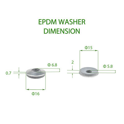 Termine di pagamento T/T Sigillo di guarnizione in gomma EPDM grigio per impermeabilizzazione e materiale durevole