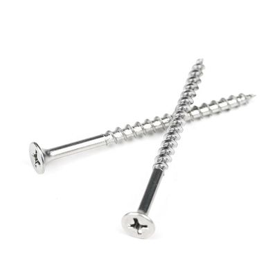 ISO Standard Pozidriv Drive In acciaio inossidabile 410 Decking Screw 65mm per la costruzione in legno