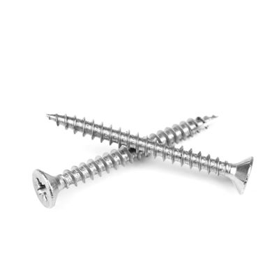 Flat Head Double Countersunk Screws in chipboard per finiture semplici di ponte in legno