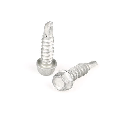 SS304 SS410 Bi-Metal Hexagon Flange Fastenal 6.3*25 Vattone auto-perforabile per il fissaggio del sedile