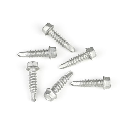 SS304 SS410 Bi-Metal Hexagon Flange Fastenal 6.3*25 Vattone auto-perforabile per il fissaggio del sedile