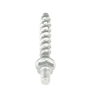 Flat Head Finish Plain Sus410 Acciaio inossidabile Hex Flange Self Tapping Ancoraggio in calcestruzzo Massoneria Velo di bullone