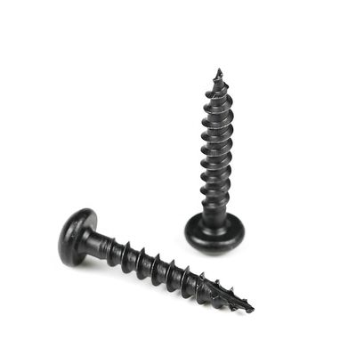 Pan Head Round Phillips Black Chipboard Legno viti in acciaio inossidabile Self Tapping Decking viti T/T Pagamento