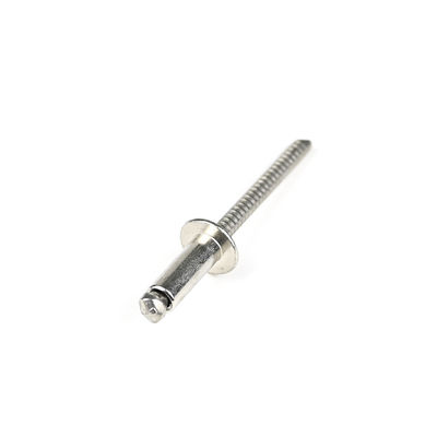 In acciaio inossidabile cupolato testa piatta rivetti ciechi a fine aperto con finitura luminosa pagamento T / T