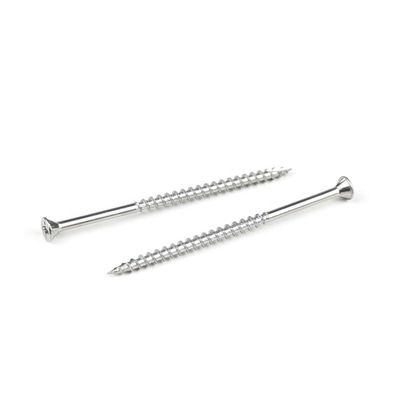 ISO Standard 3 Inch Phillips Chipboard Flat Head Anti Slip Self Tapping Screw per Decking