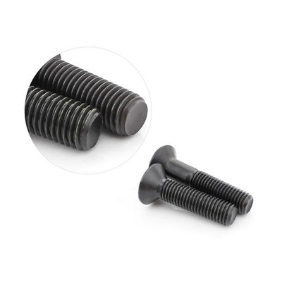 10.9 Grade Black Oxide Hex Socket Flat Bolt per bulloni metrici in acciaio al carbonio da 16 mm a 100 mm