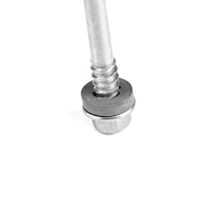 HEX 5.5x243mm In acciaio inossidabile 410 viti auto-perforazioni con lavastoviglie EPDM doppio filo 7 punti