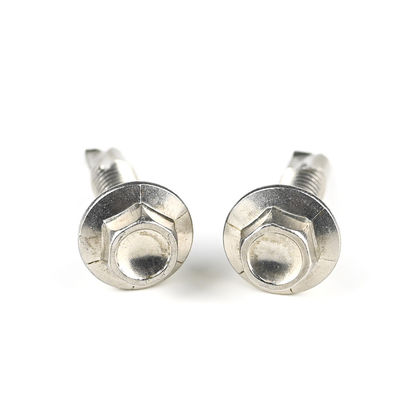 Ruspert Ss304 Testa di lavaggio in acciaio inossidabile Hex Vattone auto-perforazione con lavaggio in Pvc per fissaggio solare
