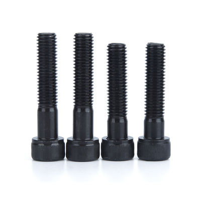 DIN 912 Black Oxide Fillister Socket Hex Bolt 12,9 Grade Legatura di acciaio cappello testa bulloni