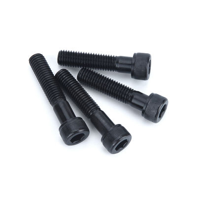 DIN 912 Black Oxide Fillister Socket Hex Bolt 12,9 Grade Legatura di acciaio cappello testa bulloni