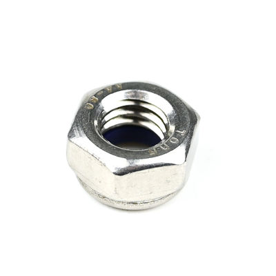 316 Acciaio inossidabile M8 auto bloccante Hex Nylock Insert Nuts per l'industria automobilistica