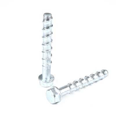 100% QC testato M16 125mm Acciaio al carbonio Esagonale bullone zinco placcato ancore auto-perforazione