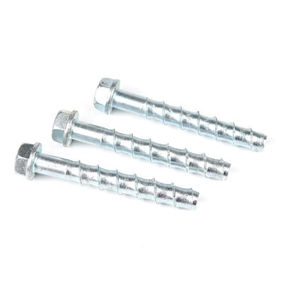 100% QC testato M16 125mm Acciaio al carbonio Esagonale bullone zinco placcato ancore auto-perforazione