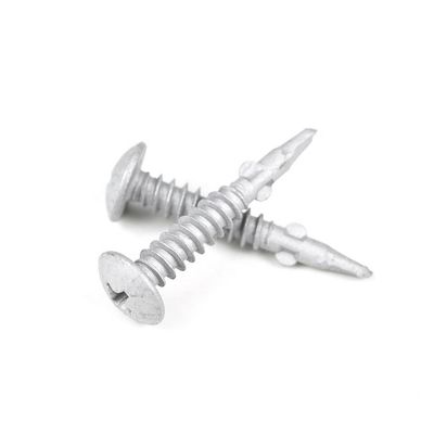 Tipo di azionamento in recessione giallo di Phillips Cross Screw auto-perforazione con ali per scaldabagno solare
