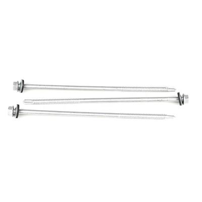 Ss410 Hex Washer Head Screw auto-perforazione con EPDM Washer 6.3x180mm e rivestimento in zinco