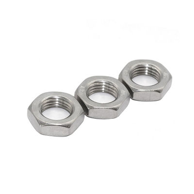 Installazione rapida DIN439 Acciaio inossidabile Hex Noce sottile Ss304 Noce Metrica filo M3-M48