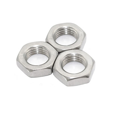 Installazione rapida DIN439 Acciaio inossidabile Hex Noce sottile Ss304 Noce Metrica filo M3-M48