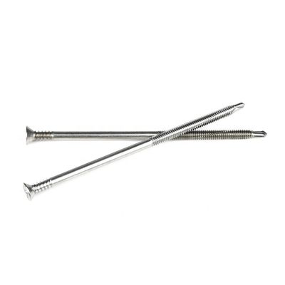 125 mm Tek vite a filo parziale Flat Head Phillips Self Drilling Screw per letti piatti