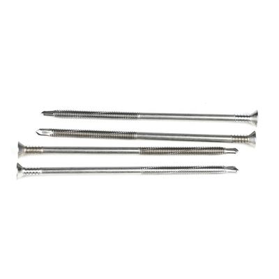 125 mm Tek vite a filo parziale Flat Head Phillips Self Drilling Screw per letti piatti
