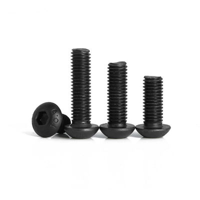 Mezzo/Full Thread Carbon Steel Button Socket Hex Head Bolt DIN7380 Grado 10.9/12.9 M5