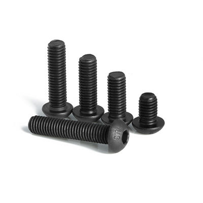 Mezzo/Full Thread Carbon Steel Button Socket Hex Head Bolt DIN7380 Grado 10.9/12.9 M5