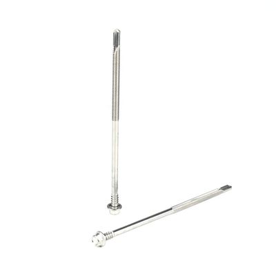 Vattone a doppio filo 5.5x138 in acciaio inossidabile Sus 410 per strutture in legno