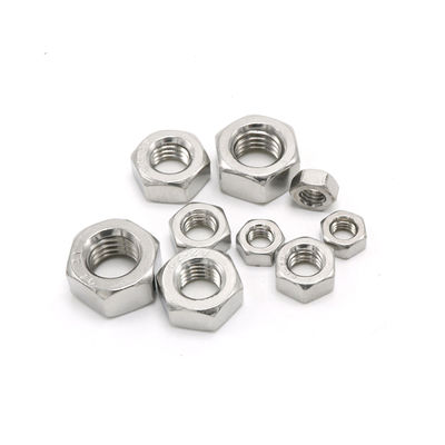 100% QC testato DIN934 Noce esessuale A2 70 acciaio inossidabile 304 Noce M2-M30 per personalizzabili