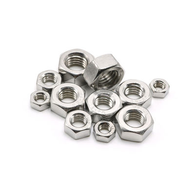 100% QC testato DIN934 Noce esessuale A2 70 acciaio inossidabile 304 Noce M2-M30 per personalizzabili