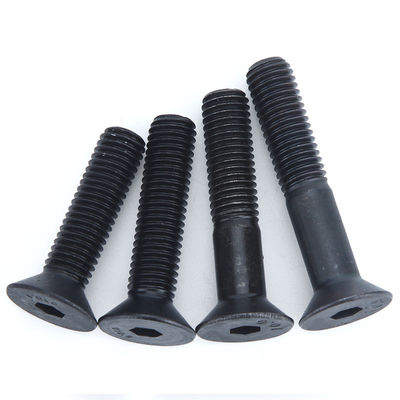 Acciaio al carbonio DIN7991 M5 Ossido nero Flat Socket Hex Bolt 12.9 Countersunk Head Esagono
