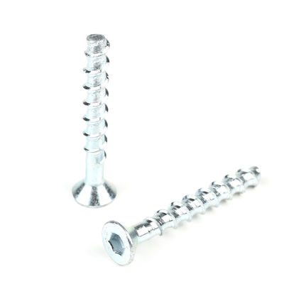 M8 80mm Zinc Plating Countersunk Hex Socket Head Bolt per supporto personalizzato in calcestruzzo