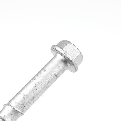 Sistema di misurazione INCH 150mm Testa piatta zinco placcato HEX M12 viti di calcestruzzo bulloni muratura
