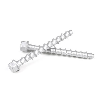 75mm M6 Acciaio al carbonio Hex Head Massoneria bullone vite auto ancoraggio in calcestruzzo per l'installazione