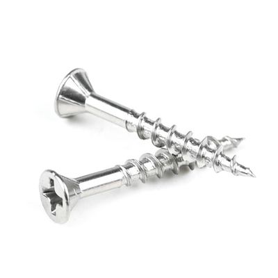 In acciaio inossidabile304 25 mm Phillips Flat Head Wood Chipboard Screw per fissaggio preciso