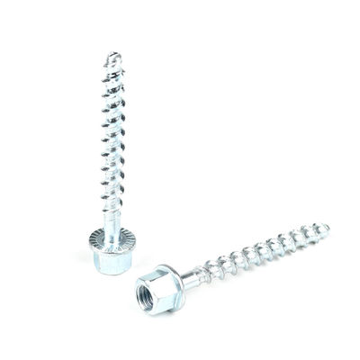 HEX flange zincato a filo per ancoraggio a canna 6/10x75 mm per ancoraggio durevole