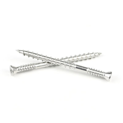 SS 316 Vattone a testa piatta per progetti in legno esterno Sistema di misurazione metrica