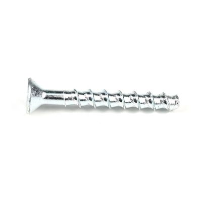 Metrica bianco zinco rivestito M8 auto-perforazione per la muratura ancore viti per il cemento standard