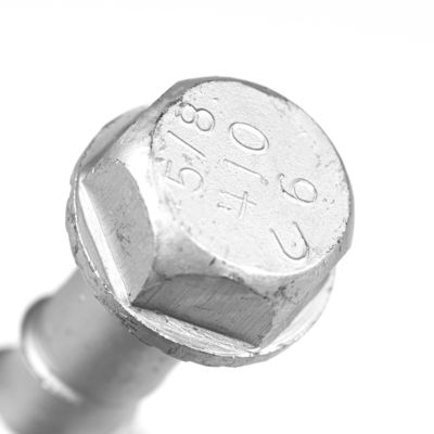 Zinc Finish Hex Head Concrete Screw Self Tapping Anchor Bolts per una forte installazione