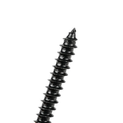Zinc Acciaio inossidabile nero Quadratura Controffusore Flat Head Vitri di legno