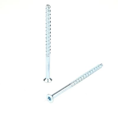 250mm Extra Long Flat Furniture Screws Zinc Finish e per l'aviazione con il miglior servizio