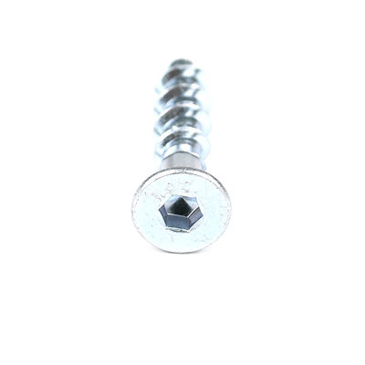 Metrica M6 40mm rivestimento di zinco presa esagonale bullone anti-affondamento Ancoraggio vite per il fissaggio