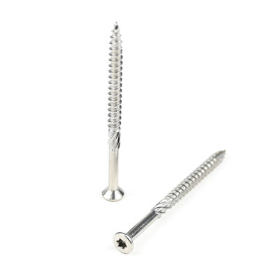 410 viti di legno in acciaio inossidabile 60 mm Torx Countersunk per terrazzi in legno TIPO 17