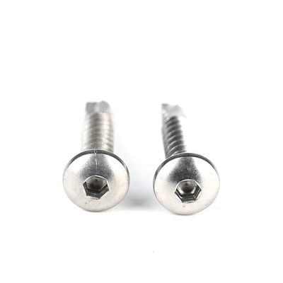 Ruspert Finish Stainless Steel Pan Head Hex Socket Screw auto-perforazione Sus410 Parafuso Auto Brocante